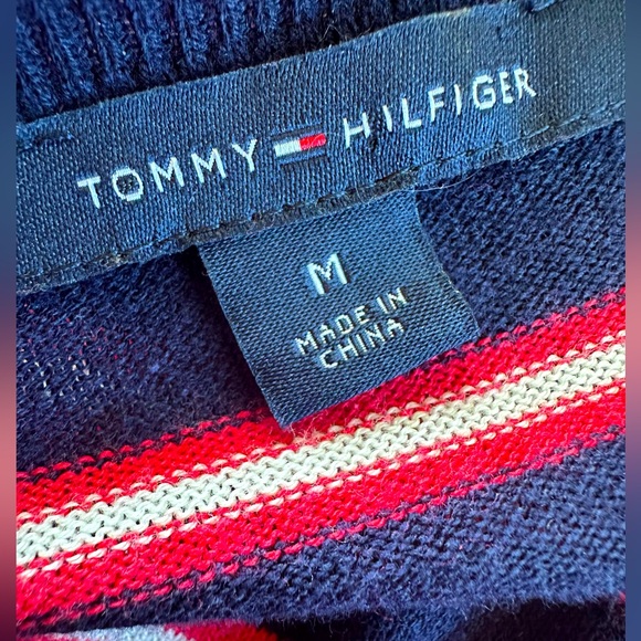 Zara Hilfiger Womens Miu Miu style Black Skirt Blue Red White Cardigan Set S M - Picture 4 of 4